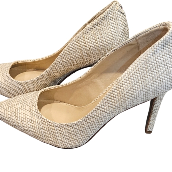 New! Sam Edelman Hazel Ivory Woven Women's Pumps. Size 5.5 - Picture 8 of 9
